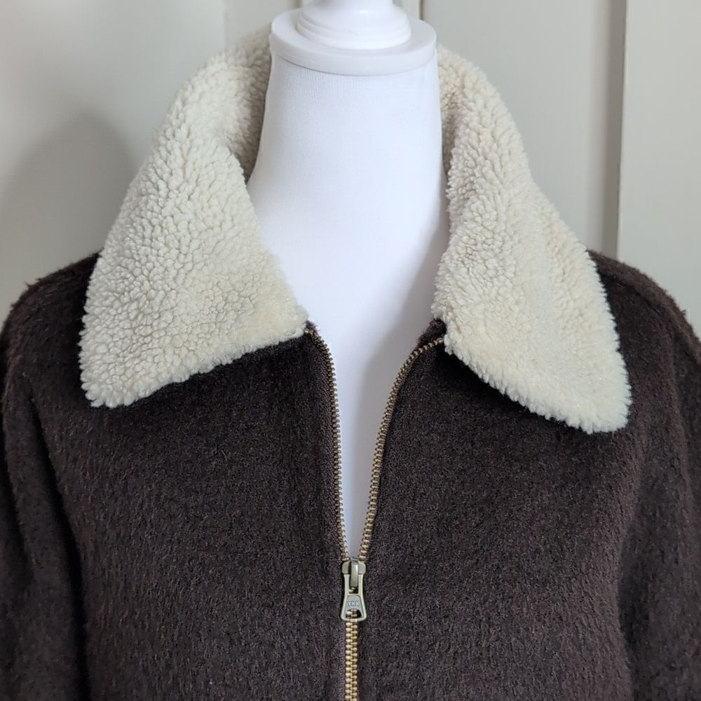 Levi's XL Brown Baby Bubble Wool Trucker Jacket, NEW - Picture 8 of 16
